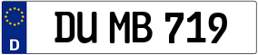 Truck License Plate